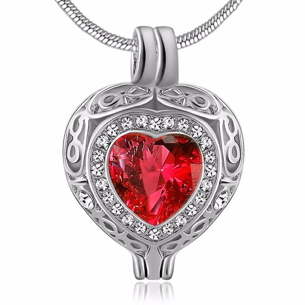 memorial birthstone heart shaped cremation necklace ashes urn keepsake pendant locket jewelry, Silver
memorial birthstone heart shaped cremation necklace ashes urn keepsake pendant locket jewelry, Silver