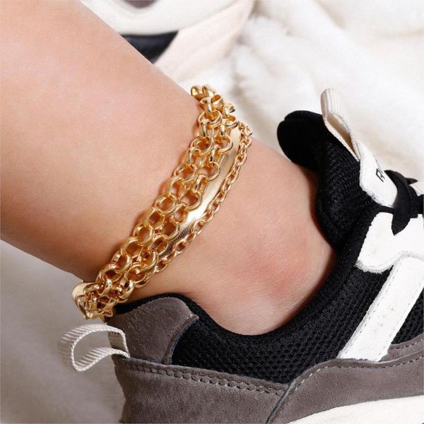 anklets fashion copper thick chains anklet gold color exaggerated chain multiple styles women girls party beach foot decoration 1set, Red;blue
anklets fashion copper thick chains anklet gold color exaggerated chain multiple styles women girls party beach foot decoration 1set, Red;blue