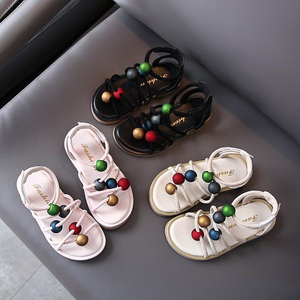 children's shoes girls roman 2021 summer sandals beaded princess, Black;red
children's shoes girls roman 2021 summer sandals beaded princess, Black;red