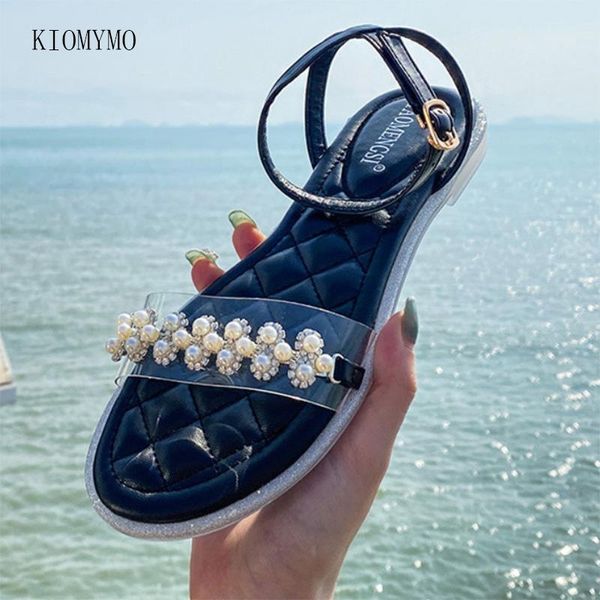 sandals roman fashion beads flowers cross belt leather summer korean version women's latex beach shoes flat shoe, Black
sandals roman fashion beads flowers cross belt leather summer korean version women's latex beach shoes flat shoe, Black