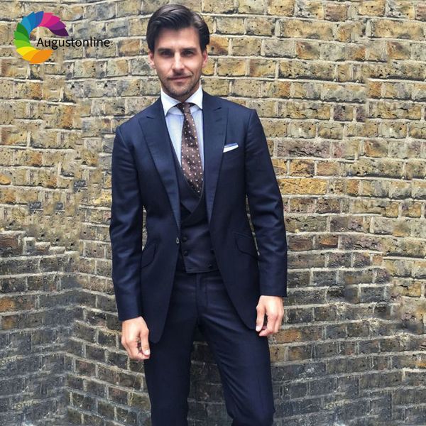 men's suits & blazers custom man blazer navy blue male masculino slim fit men wedding for 3piece jacket pants vest peaked lapel te, White;black
men's suits & blazers custom man blazer navy blue male masculino slim fit men wedding for 3piece jacket pants vest peaked lapel te, White;black