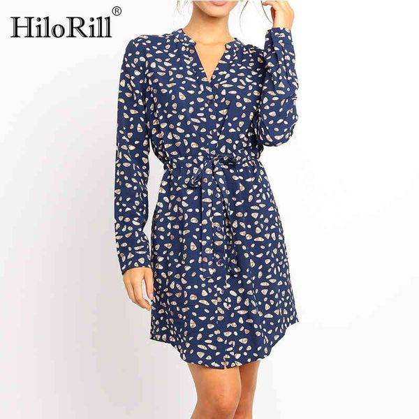women dresses floral print long sleeve casual shirt v neck office ladies mini vestidos de verano 210508, Black;gray
women dresses floral print long sleeve casual shirt v neck office ladies mini vestidos de verano 210508, Black;gray
