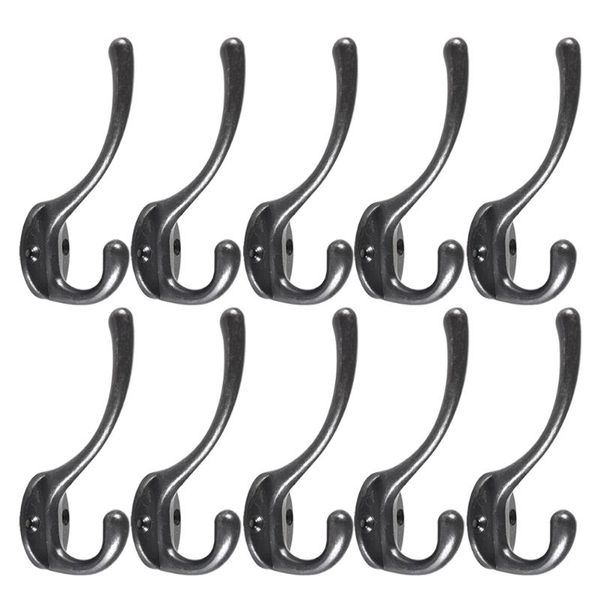 hooks & rails 10pcs american style hook metal clothes holder hanger zinc alloy accessories (32g, black)
hooks & rails 10pcs american style hook metal clothes holder hanger zinc alloy accessories (32g, black)