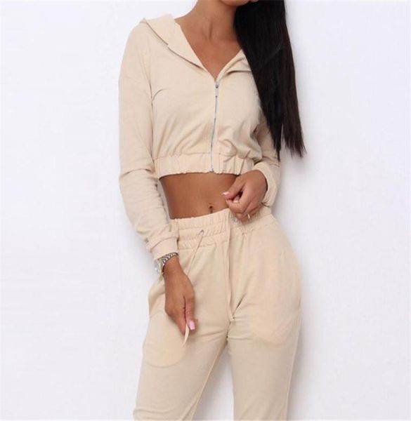 women's hoodies & sweatshirts spring long sleeve hooded short coat + trousers casual bodysuit sports suit college style women fashion z, Black
women's hoodies & sweatshirts spring long sleeve hooded short coat + trousers casual bodysuit sports suit college style women fashion z, Black