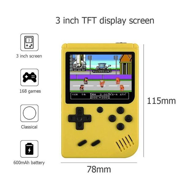 game controllers & joysticks 2021 rs-6a retro portable mini handheld video console gameboy 8-bit lcd kids color tv player built-in 168 games
game controllers & joysticks 2021 rs-6a retro portable mini handheld video console gameboy 8-bit lcd kids color tv player built-in 168 games