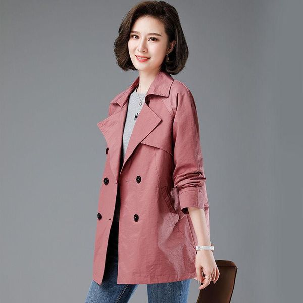 women's jackets 2021 autumn women jacket long sleeve casual coat double-breasted windbreaker female vintage outerwear plus size 4xl p61, Black;brown
women's jackets 2021 autumn women jacket long sleeve casual coat double-breasted windbreaker female vintage outerwear plus size 4xl p61, Black;brown