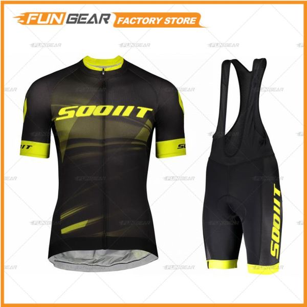 man cycling clothing short sleeve jersey set scottful bicycle team uniform 2021 summer bike training suit breathable tight wear racing sets, Black;blue
man cycling clothing short sleeve jersey set scottful bicycle team uniform 2021 summer bike training suit breathable tight wear racing sets, Black;blue