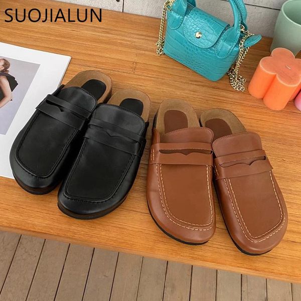 brand women close toe slippers flat heel casual slip on mule shoes outdoor round slides flip flop, Black
brand women close toe slippers flat heel casual slip on mule shoes outdoor round slides flip flop, Black