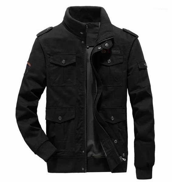 men's jackets big size m~6xl autumn military tactical jacket men 100% cotton pilot flight cargo coat male for winter bomber, Black;brown
men's jackets big size m~6xl autumn military tactical jacket men 100% cotton pilot flight cargo coat male for winter bomber, Black;brown