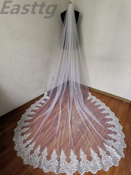 bridal veils real picture white ivory 108"w x 120" (3 meter) wedding veil cathedral long lace with comb accessories, Black
bridal veils real picture white ivory 108"w x 120" (3 meter) wedding veil cathedral long lace with comb accessories, Black