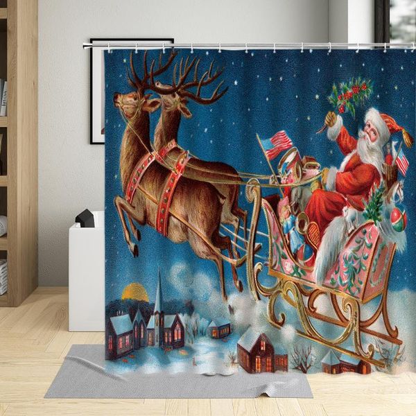 shower curtains creativity santa claus elk cartoons decor bathroom set christmas themed curtain hook waterproof polyester fabric
shower curtains creativity santa claus elk cartoons decor bathroom set christmas themed curtain hook waterproof polyester fabric
