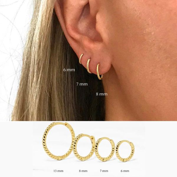 hoop & huggie twisted cartilage hoop, s925 sterling silvers, hoops, ear cuff, dainty earring 6mm 7mm 8mm 11mm, Golden;silver
hoop & huggie twisted cartilage hoop, s925 sterling silvers, hoops, ear cuff, dainty earring 6mm 7mm 8mm 11mm, Golden;silver