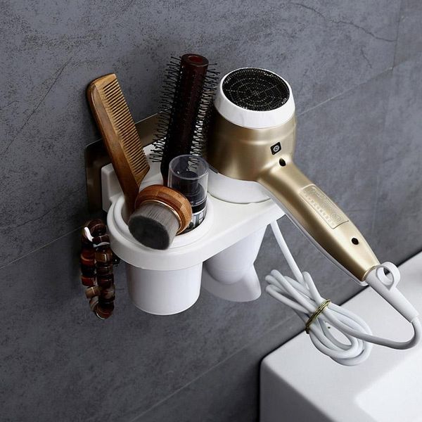 hooks & rails no need to perforate wall mounted type hair dryer storage rack creative household comb bathroom supplies
hooks & rails no need to perforate wall mounted type hair dryer storage rack creative household comb bathroom supplies