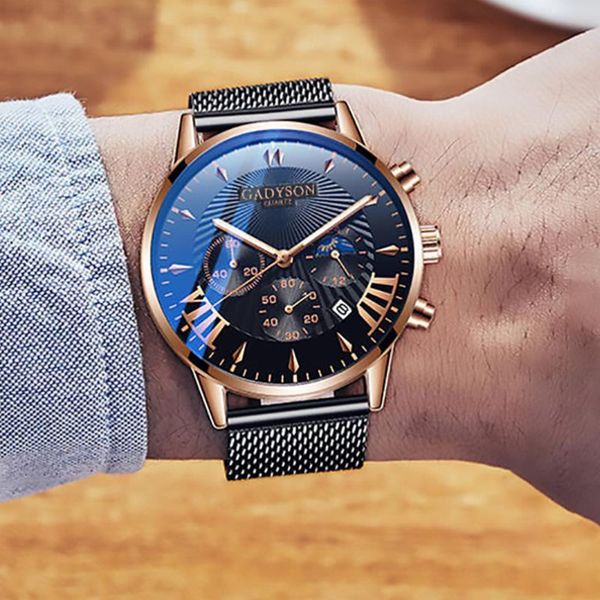 wristwatches luxury men watches mesh steel bracelet male bussniess dress gift quartz rome display dial wristwatch clock relogio masculino, Slivery;brown
wristwatches luxury men watches mesh steel bracelet male bussniess dress gift quartz rome display dial wristwatch clock relogio masculino, Slivery;brown