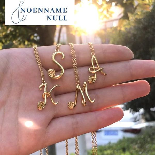 pendant necklaces stainless steel rose flower a-z letter necklace for women initial choker alphabet valentine jewelry gift, Silver
pendant necklaces stainless steel rose flower a-z letter necklace for women initial choker alphabet valentine jewelry gift, Silver