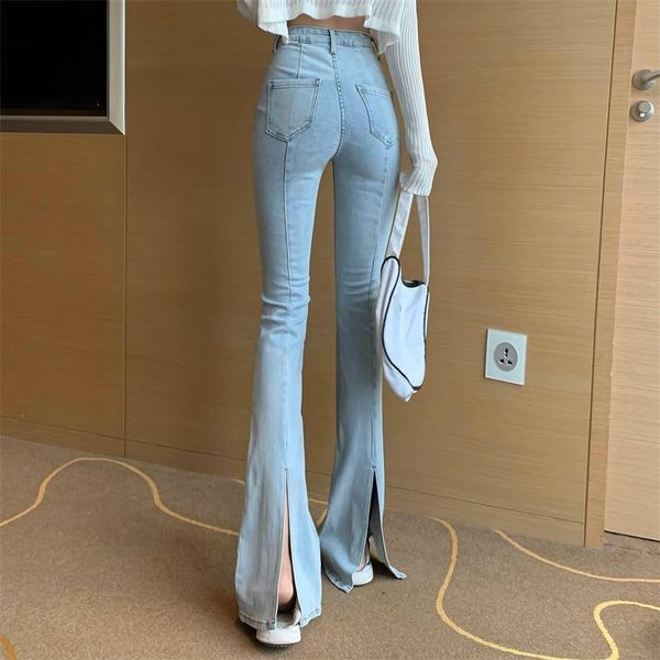 split straight flare baggy womens jean boyfriend overalls loose wide leg denim pants washed retro autumn winter long, Blue
split straight flare baggy womens jean boyfriend overalls loose wide leg denim pants washed retro autumn winter long, Blue