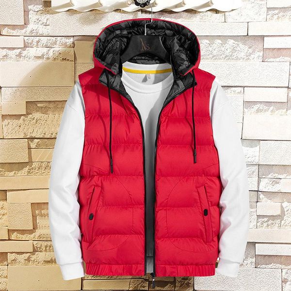 men's vests waistcoat down silk cotton thickened warm keeping trend korean version double-sided wear young and middle-aged fashion, Black;white
men's vests waistcoat down silk cotton thickened warm keeping trend korean version double-sided wear young and middle-aged fashion, Black;white