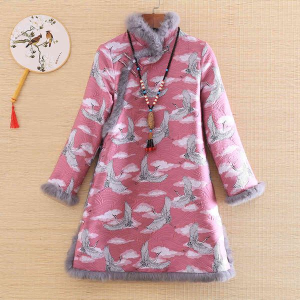 dress embro mill autumn winter women chinese style retro jacquard crane elegant loose lady warm trench coat female s-2xl, Black;gray
dress embro mill autumn winter women chinese style retro jacquard crane elegant loose lady warm trench coat female s-2xl, Black;gray