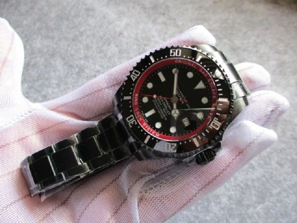 44mm 18mm thickness men watch mens wristwatch diver sapphire crystal waterproof 116660 bamford pvd vrf full black red bracelet automatic cer, Slivery;brown
44mm 18mm thickness men watch mens wristwatch diver sapphire crystal waterproof 116660 bamford pvd vrf full black red bracelet automatic cer, Slivery;brown