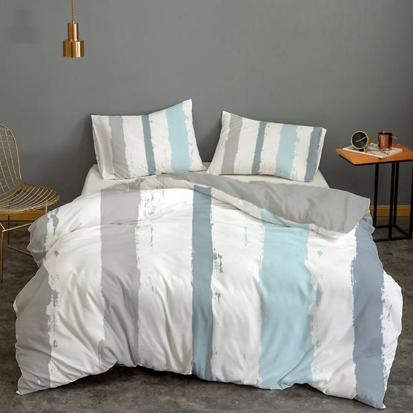 bedding sets stripe printed set simplicity style duvet cover pillowcase single twin king size super soft for seasons home textile
bedding sets stripe printed set simplicity style duvet cover pillowcase single twin king size super soft for seasons home textile