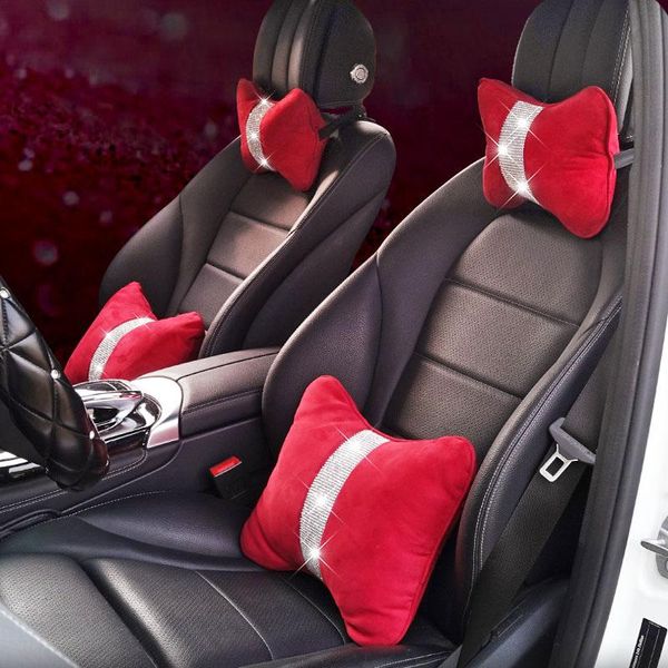 seat cushions luxury crystal auto car head neck pillow cushion deerskin rhinestone safety pad universal accessorie
seat cushions luxury crystal auto car head neck pillow cushion deerskin rhinestone safety pad universal accessorie