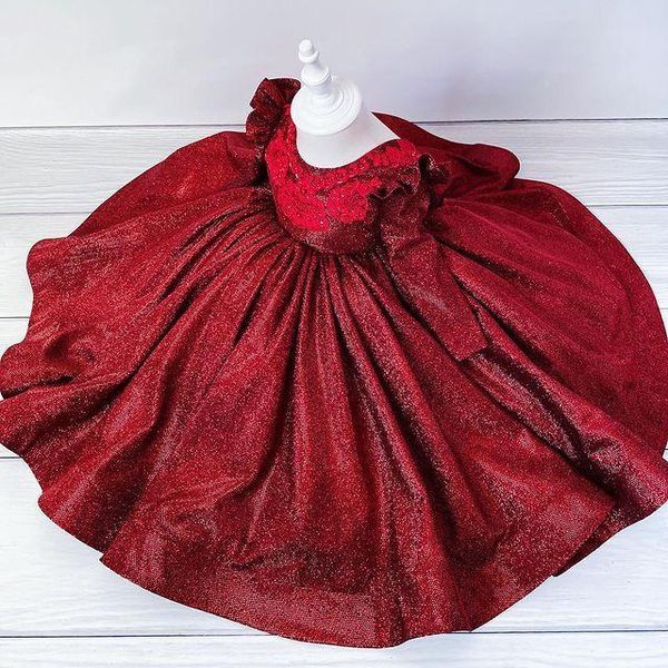 girl's dresses burgundy girls pageant long sleeve lace flower girl dress for weddings children beaded princess birthday ball gown, Red;yellow
girl's dresses burgundy girls pageant long sleeve lace flower girl dress for weddings children beaded princess birthday ball gown, Red;yellow