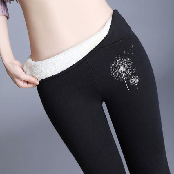 women's leggings winter women solid color floral prints thick velvet workout home warm elastic waist plush pants, Black
women's leggings winter women solid color floral prints thick velvet workout home warm elastic waist plush pants, Black