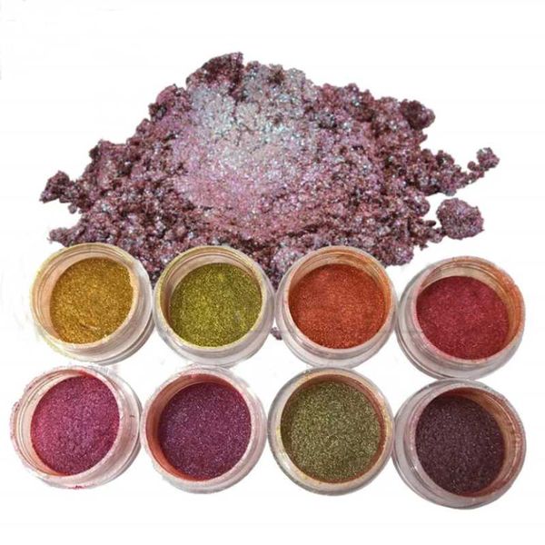 nail glitter 10g/bag duochrome mica eyeshadow pigment colorful chameleon, Silver;gold
nail glitter 10g/bag duochrome mica eyeshadow pigment colorful chameleon, Silver;gold