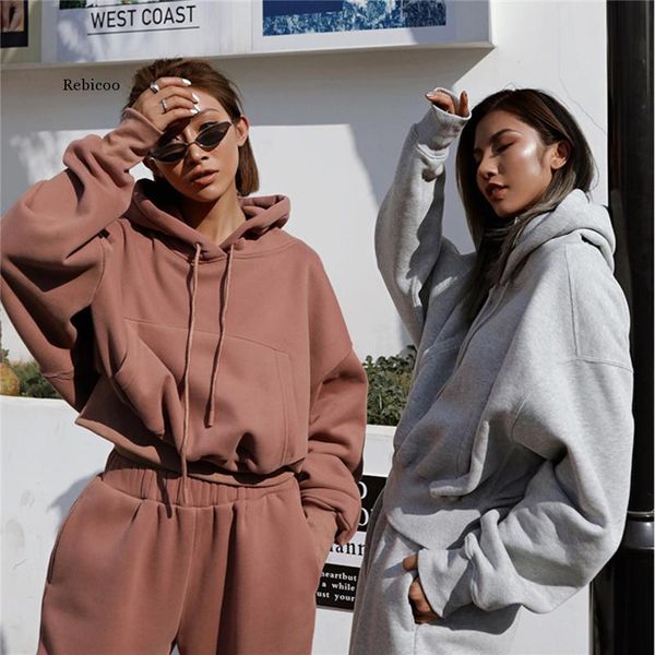 women's pants & capris solid tracksuit women two piece set autumn winter clothes hooded oversized sweatshirt sweatpants sports jogging, Black;white
women's pants & capris solid tracksuit women two piece set autumn winter clothes hooded oversized sweatshirt sweatpants sports jogging, Black;white