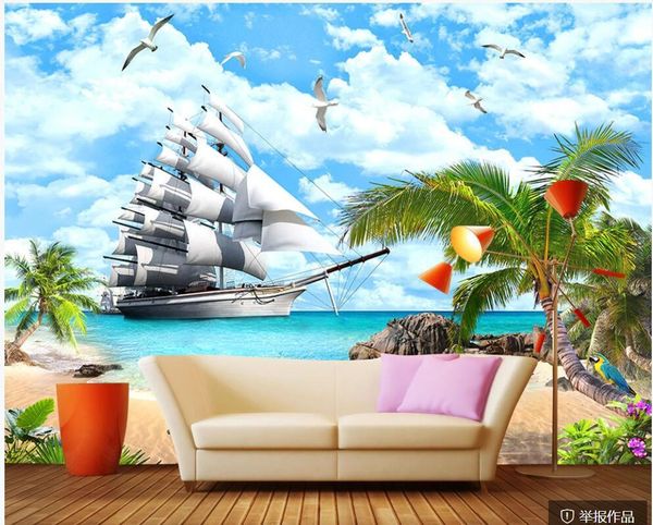 wallpapers wall paper 3 d home decor custom mural seascape scenery landscape painting coconut tree beach po wallpaper in the living room
wallpapers wall paper 3 d home decor custom mural seascape scenery landscape painting coconut tree beach po wallpaper in the living room
