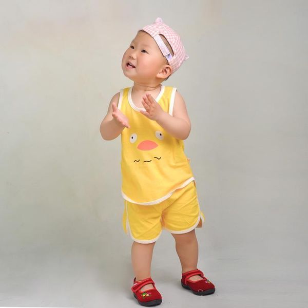 clothing sets baby boys sports clothes suit summer children's leisure sleeveless t-shirt 2pcs kids girls vest + shorts set, White
clothing sets baby boys sports clothes suit summer children's leisure sleeveless t-shirt 2pcs kids girls vest + shorts set, White