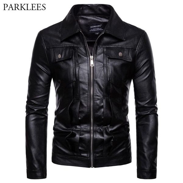 men's fur & faux pu leather motorcycle biker jacket classic zipper front jackets men brand turn down collar jaqueta motoqueiro, Black
men's fur & faux pu leather motorcycle biker jacket classic zipper front jackets men brand turn down collar jaqueta motoqueiro, Black