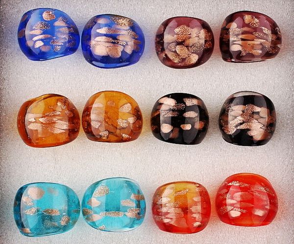 wholesale bulk 12pcs rings gold dust spring style murano glass lampwork ring band eternity men wedding party valentine gift, Silver
wholesale bulk 12pcs rings gold dust spring style murano glass lampwork ring band eternity men wedding party valentine gift, Silver