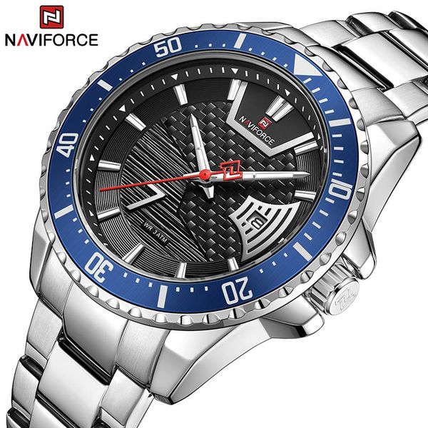 wristwatches naviforce men watch fashion leisure sports watches complete calendar waterproof stainless steel wristband pointer luminous cloc, Slivery;brown
wristwatches naviforce men watch fashion leisure sports watches complete calendar waterproof stainless steel wristband pointer luminous cloc, Slivery;brown
