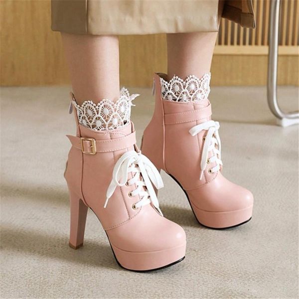 boots pxelena 2021 charming white women wedding ankle bride shoes lace ruffles 12cm thin super high heels plus size 34-43 ol, Black
boots pxelena 2021 charming white women wedding ankle bride shoes lace ruffles 12cm thin super high heels plus size 34-43 ol, Black