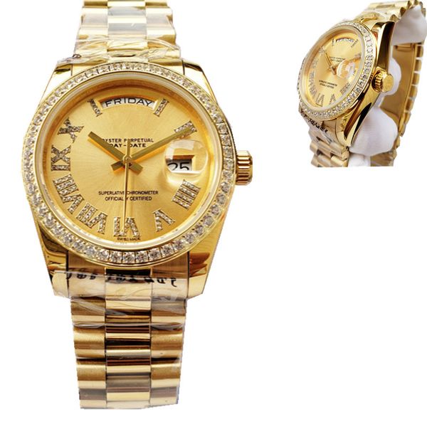 women automatic mechanical watch stainless steel lady wristwatch 36mm montre de luxe transportation, Slivery;brown
women automatic mechanical watch stainless steel lady wristwatch 36mm montre de luxe transportation, Slivery;brown