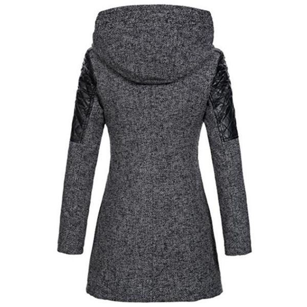 kinikiss women coat zipper autumn black hoodies patchwork long sleeve warm contrast color jacket winter coats & jackets, Black;brown
kinikiss women coat zipper autumn black hoodies patchwork long sleeve warm contrast color jacket winter coats & jackets, Black;brown