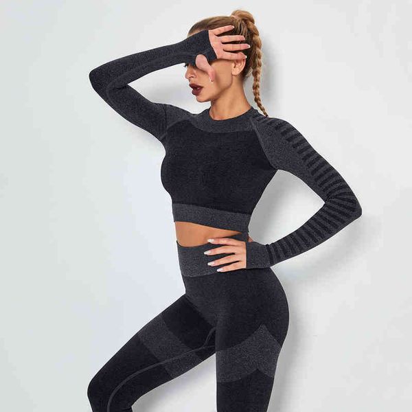women's t-shirt selling seamls knitting moisture absorption and sweat wicking high elastic long sleeve yoga suit sports running fitns t, White
women's t-shirt selling seamls knitting moisture absorption and sweat wicking high elastic long sleeve yoga suit sports running fitns t, White