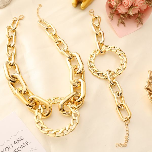 factory wholesale jewelry exaggeration geometry thick chain women's personality nightclub fashion necklace n815 party gift
factory wholesale jewelry exaggeration geometry thick chain women's personality nightclub fashion necklace n815 party gift