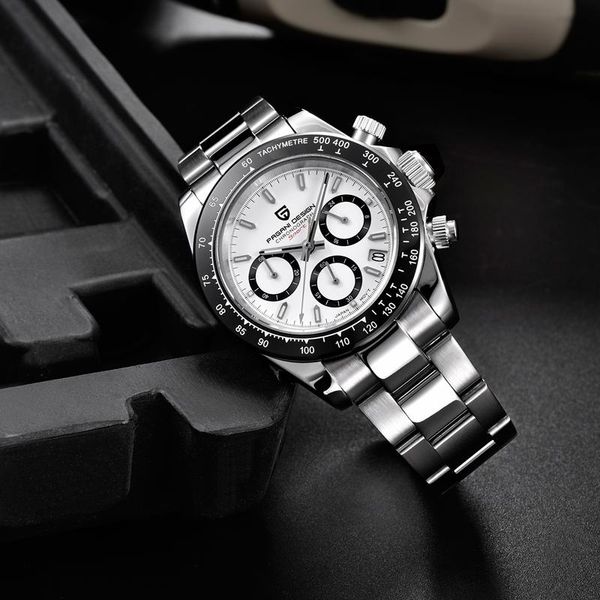 wristwatches 2021 pagani design fashion watch men business sapphire stainless steel waterproof 100m sport chronograph, Slivery;brown
wristwatches 2021 pagani design fashion watch men business sapphire stainless steel waterproof 100m sport chronograph, Slivery;brown