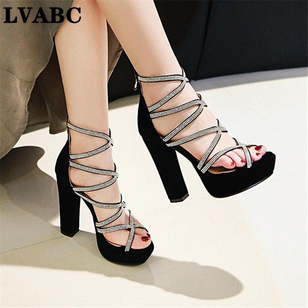 2021gold bling crystal women sandals open toe rhinestone straps cross high heel wedding dress shoes size 35-40, Black
2021gold bling crystal women sandals open toe rhinestone straps cross high heel wedding dress shoes size 35-40, Black
