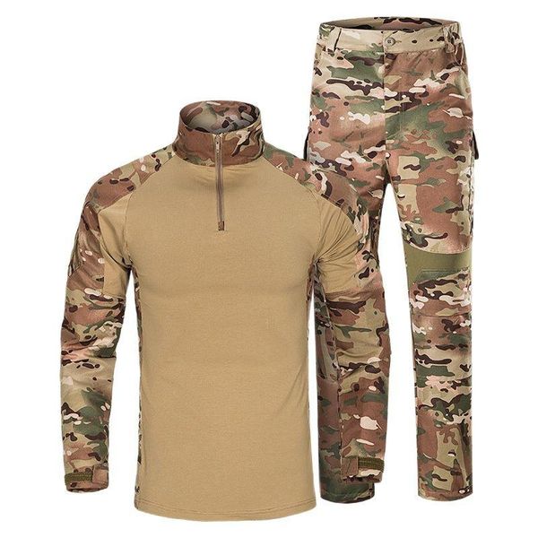 camouflage tactical uniform sets men army combat soldier long sleeve military clothes light camo suit men's tracksuits, Gray
camouflage tactical uniform sets men army combat soldier long sleeve military clothes light camo suit men's tracksuits, Gray