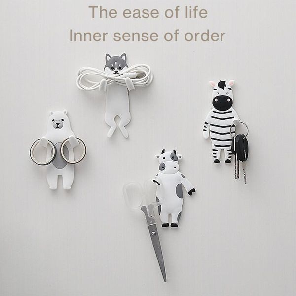 hooks & rails creative cartoon animal shape hook fun pvc soft glue seamless sticky household key holder coat hanger sundries organizer
hooks & rails creative cartoon animal shape hook fun pvc soft glue seamless sticky household key holder coat hanger sundries organizer
