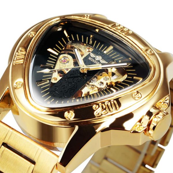 wristwatches winner golden triangle military skeleton watch for men mechanical irregular automatic stainless steel strap relogio, Slivery;brown
wristwatches winner golden triangle military skeleton watch for men mechanical irregular automatic stainless steel strap relogio, Slivery;brown