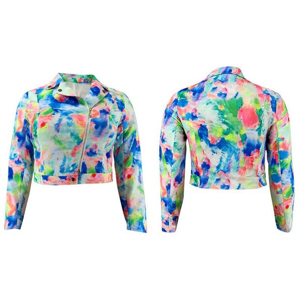 women's jackets lady's street fashion motorcycle plus-size jacket print short coats zipper lapel women color patchwork punk bomber, Black;brown
women's jackets lady's street fashion motorcycle plus-size jacket print short coats zipper lapel women color patchwork punk bomber, Black;brown