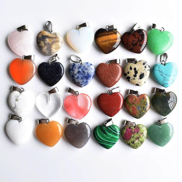 natural stone charms 20mm heart tiger's eye rose quartz opal pendant pink crystal pendants chakras gem stone fit earrings necklace maki, Bronze;silver
natural stone charms 20mm heart tiger's eye rose quartz opal pendant pink crystal pendants chakras gem stone fit earrings necklace maki, Bronze;silver