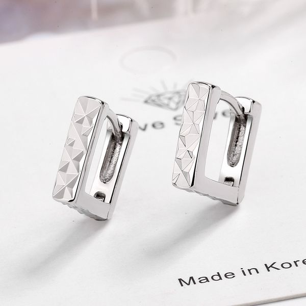 925 sterling silver square circle earrings for women charm hoop earring original fashion jewelry gifts xeh622, Golden
925 sterling silver square circle earrings for women charm hoop earring original fashion jewelry gifts xeh622, Golden