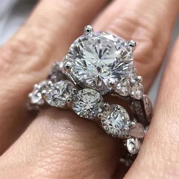 wedding rings trendy big cubic zircon bride engagement women's set delicate cz stone statement for women jewelry gift, Slivery;golden
wedding rings trendy big cubic zircon bride engagement women's set delicate cz stone statement for women jewelry gift, Slivery;golden