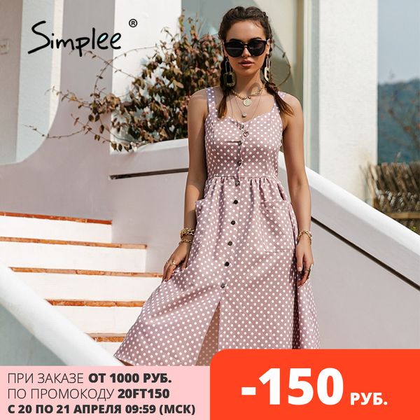 simplee casual polka dot dress sleeveless holiday style high waist buttoned womens dress fashion mid-length summer dresses new, Black;gray
simplee casual polka dot dress sleeveless holiday style high waist buttoned womens dress fashion mid-length summer dresses new, Black;gray