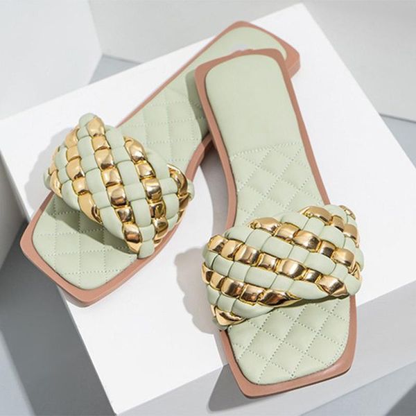 summer woven slippers slip on slides square toe casual shoes women bling ladies fashion sandals 2021, Black
summer woven slippers slip on slides square toe casual shoes women bling ladies fashion sandals 2021, Black